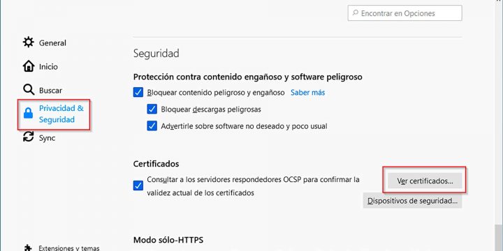 Cómo exportar una copia valida del certificado digital desde Mozilla Firefox