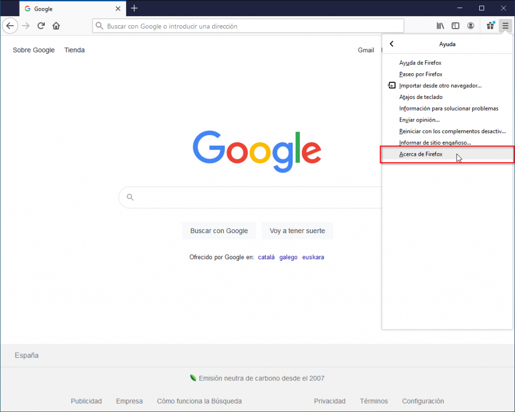 Como instalar el certificado digital en Mozilla Firefox - Actualizando Firefox 02